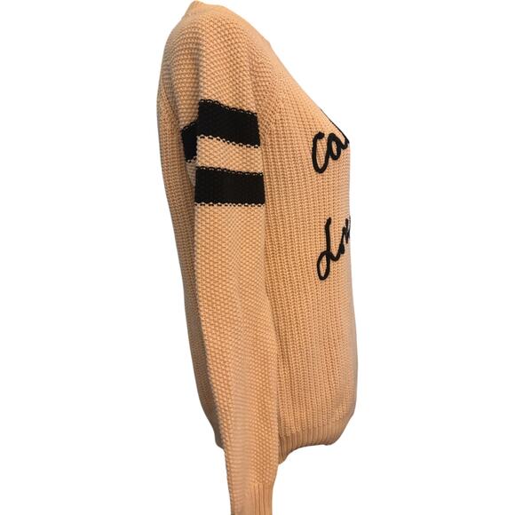 Forever 21 California Dreaming Knit Sweater, Size Small - Picture 3 of 6